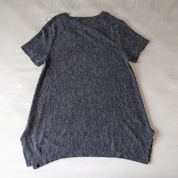 Soft Surroundings Striped Tunic Square Hem Top Size Medium - Picture 5 of 8